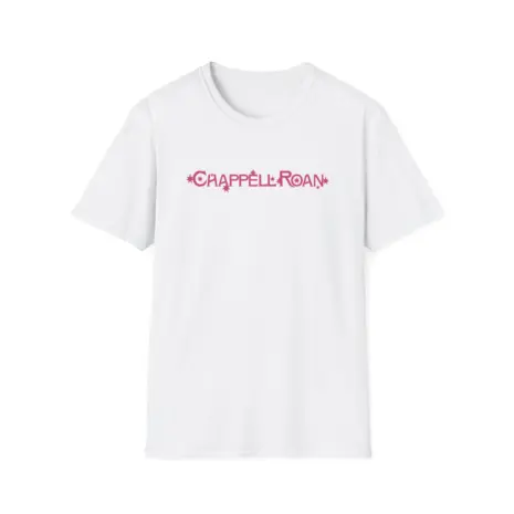 Chappell-Roan-Black-Logo-Unisex-Softstyle-T-Shirt-1 Chappell Roan Pink Logo Unisex Softstyle T-Shirt