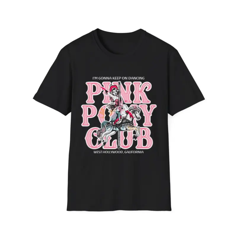 Chappell Roan Im Gonna Keep on Dancing Pink Pony Club Unisex Softstyle T-Shirt