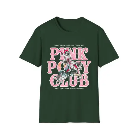 Chappell-Roan-Im-Gonna-Keep-on-Dancing-Pink-Pony-Club-Unisex-Softstyle-T-Shirt-3 Chappell Roan Im Gonna Keep on Dancing Pink Pony Club Unisex Softstyle T-Shirt