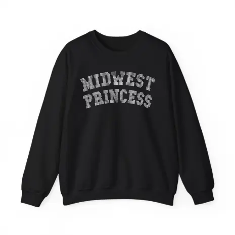 Chappell Roan Rhinestoned Midwest Unisex Heavy Blend™ Crewneck Sweatshirt