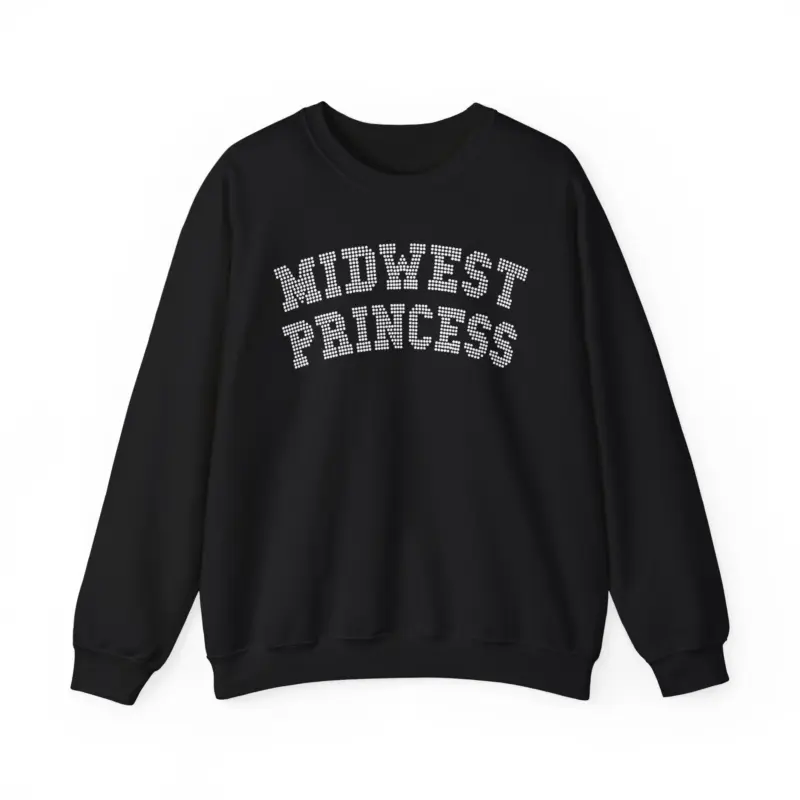 Chappell Roan Rhinestoned Midwest Unisex Heavy Blend™ Crewneck Sweatshirt