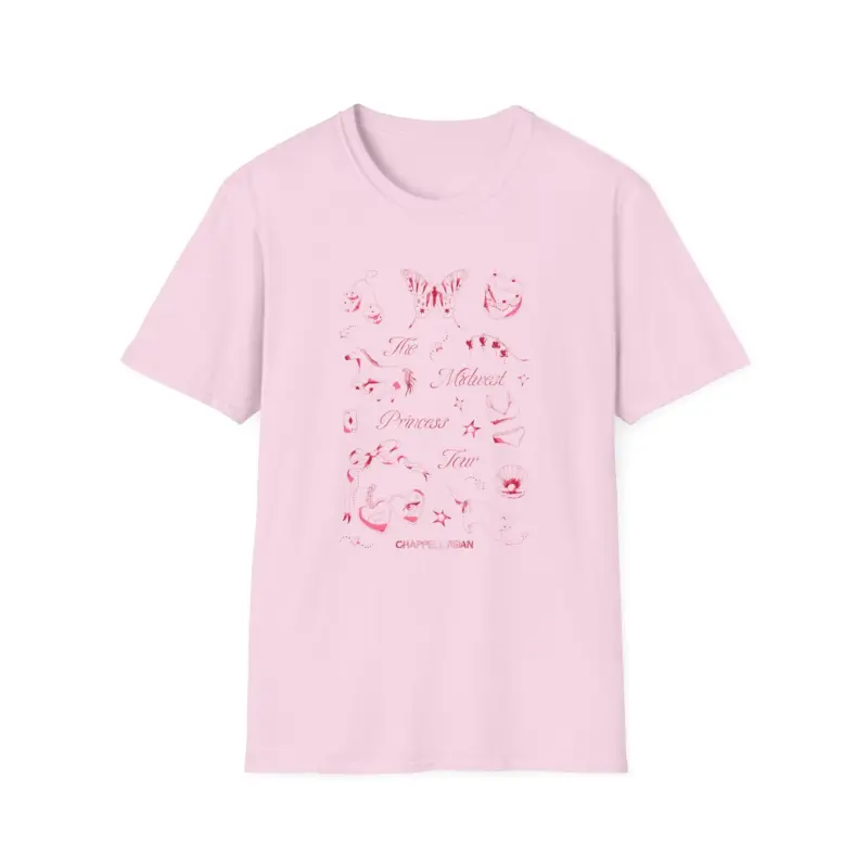 Chappell Roan The Midwest Princess Tour Unisex Softstyle T-Shirt