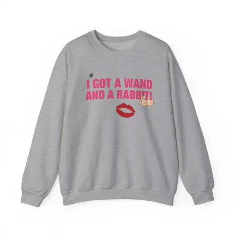 Chappell-Roan-Wand-and-a-Rabbit-Unisex-Heavy-Blend-Crewneck-Sweatshirt-7 Chappell Roan Wand and a Rabbit Unisex Heavy Blend™ Crewneck Sweatshirt