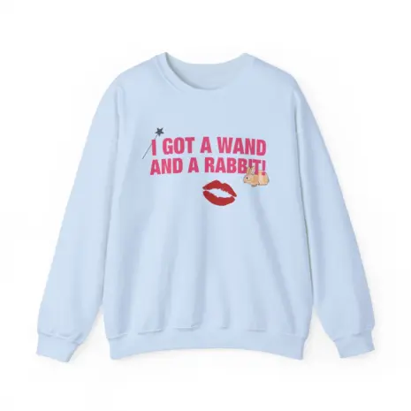 Chappell-Roan-Wand-and-a-Rabbit-Unisex-Heavy-Blend-Crewneck-Sweatshirt-9 Chappell Roan Wand and a Rabbit Unisex Heavy Blend™ Crewneck Sweatshirt