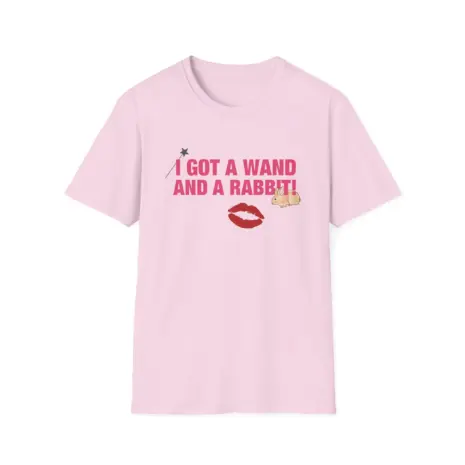 Chappell-Roan-Wand-and-a-Rabbit-Unisex-Softstyle-T-Shirt-15 Chappell Roan Wand and a Rabbit Unisex Softstyle T-Shirt