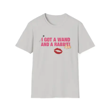 Chappell-Roan-Wand-and-a-Rabbit-Unisex-Softstyle-T-Shirt-5 Chappell Roan Wand and a Rabbit Unisex Softstyle T-Shirt