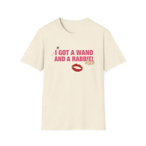Chappell-Roan-Wand-and-a-Rabbit-Unisex-Softstyle-T-Shirt-7 Chappell Roan Wand and a Rabbit Unisex Softstyle T-Shirt