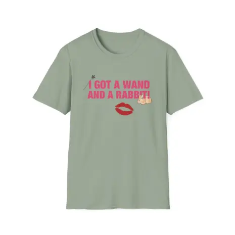 Chappell-Roan-Wand-and-a-Rabbit-Unisex-Softstyle-T-Shirt-9 Chappell Roan Wand and a Rabbit Unisex Softstyle T-Shirt